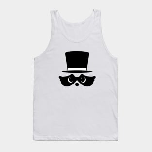 cute raccoon with top hat Tank Top